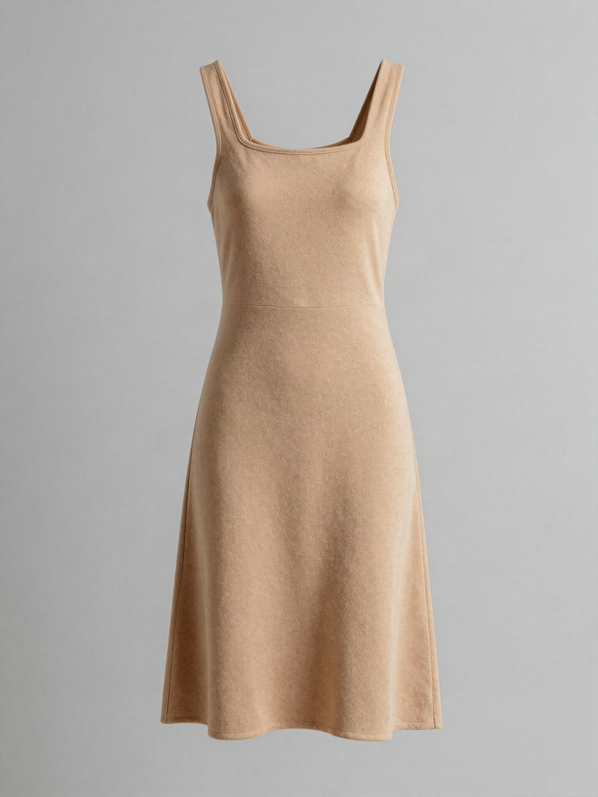 Ilsvenne - Sleeveless Pinafore Dress in Wool Blend