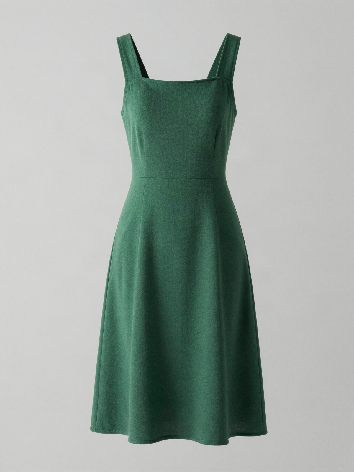 Ilsvenne - Sleeveless Pinafore Dress in Wool Blend