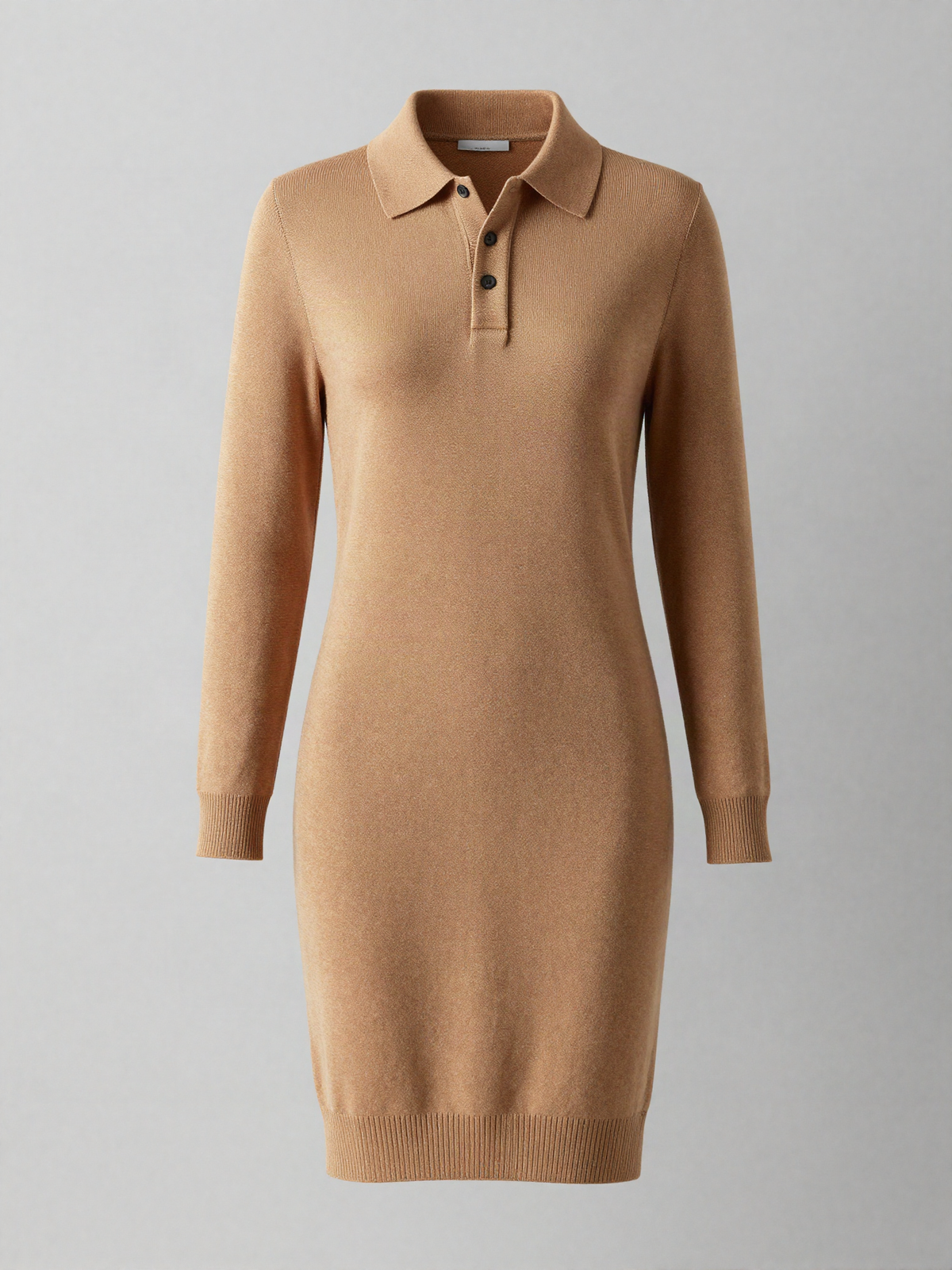 Ardwelle - Knitted Polo Dress with Half Placket