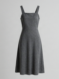 Ilsvenne - Sleeveless Pinafore Dress in Wool Blend