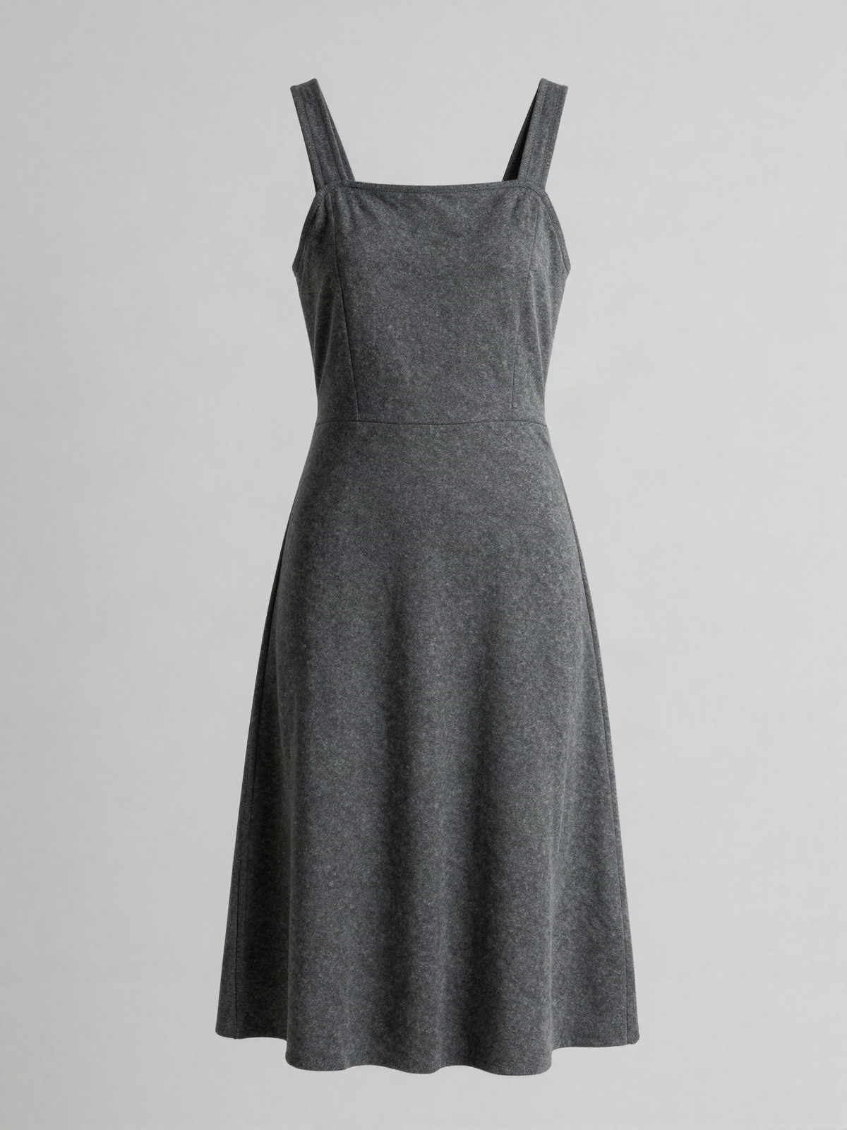 Ilsvenne - Sleeveless Pinafore Dress in Wool Blend