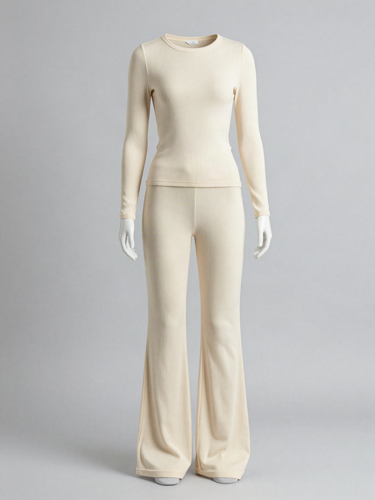 Fenwyn - Ribbed Top and Wide Leg Trouser Set