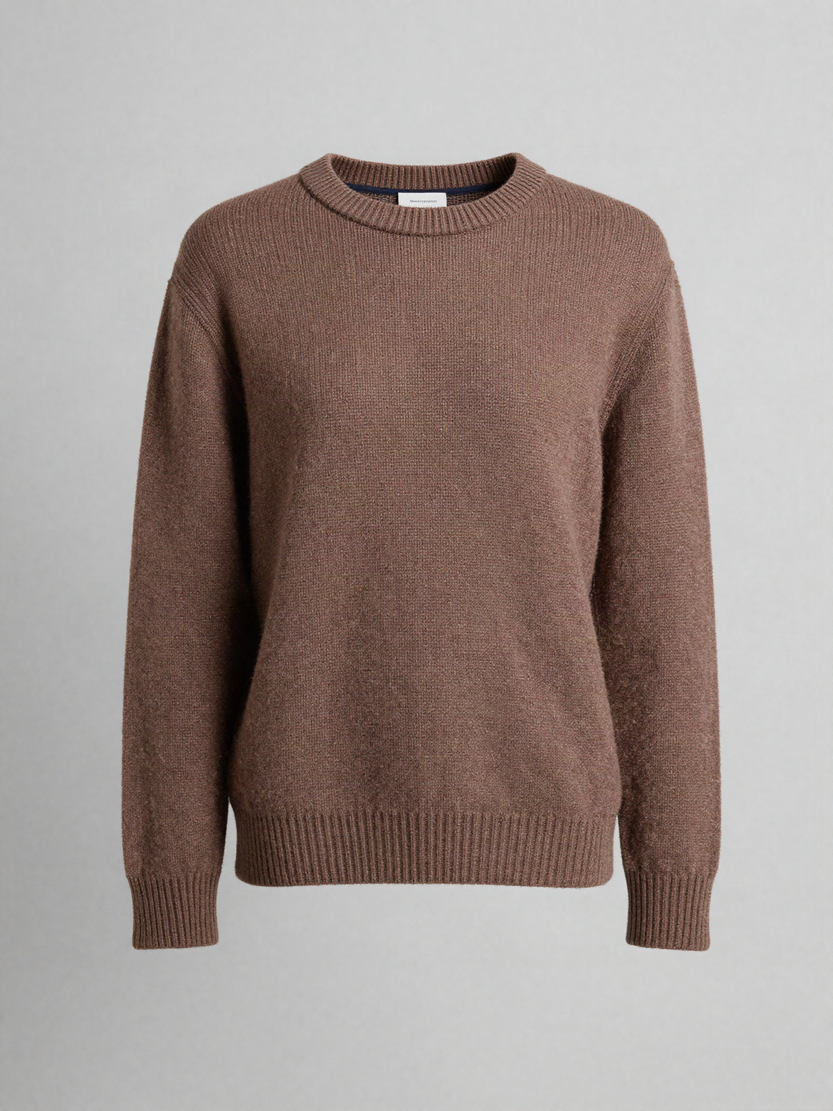 Rosvane - Boucle Knit Jumper with Round Neck