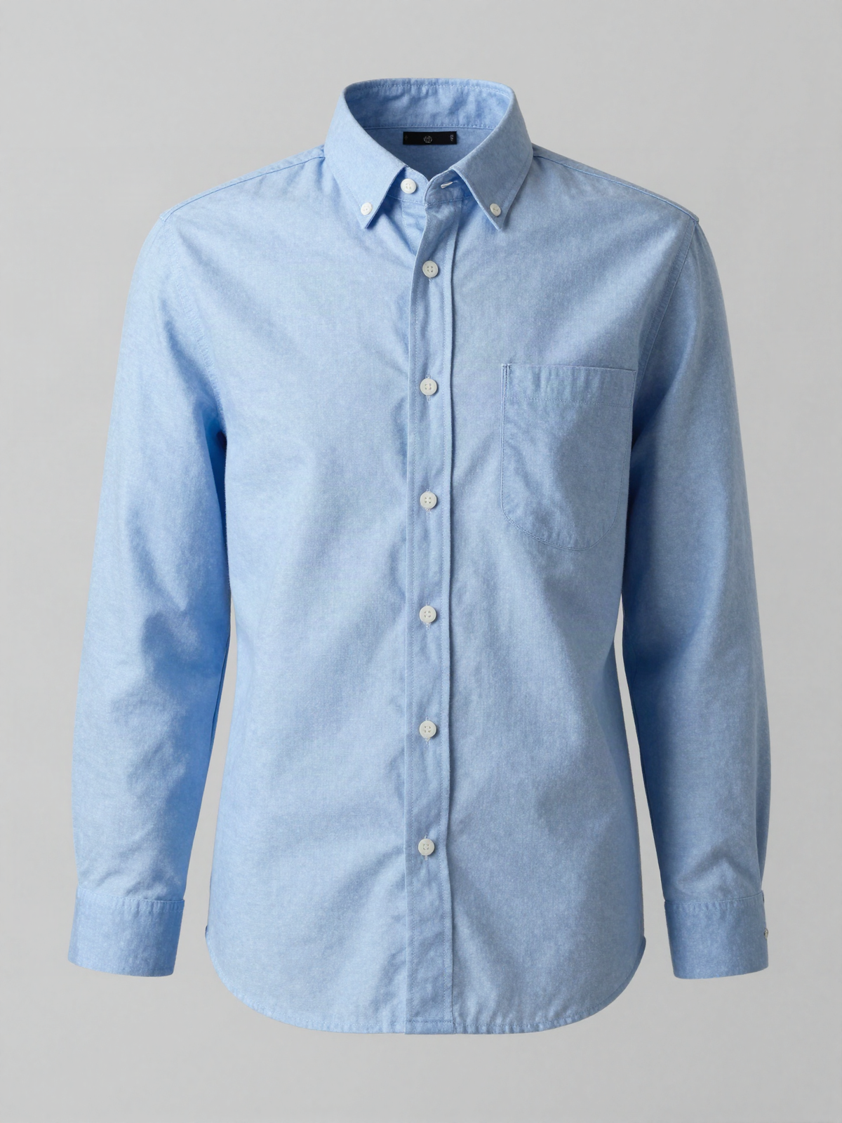 Wrothern - Long Sleeve Oxford Shirt with Button Down Collar