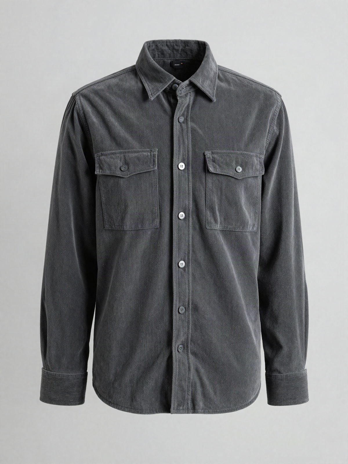 Marnholt - Corduroy Shirt with Two Flap Pockets