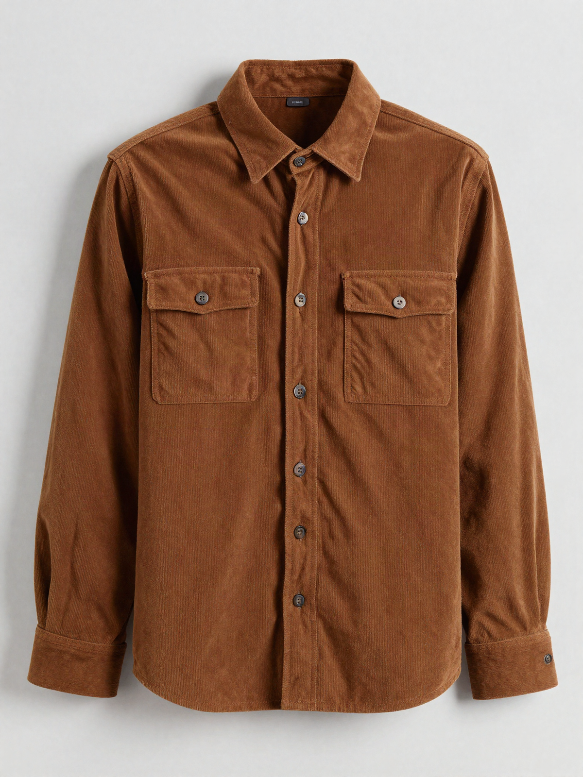 Marnholt - Corduroy Shirt with Two Flap Pockets