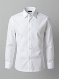 Ashverne - Poplin Dress Shirt with Spread Collar