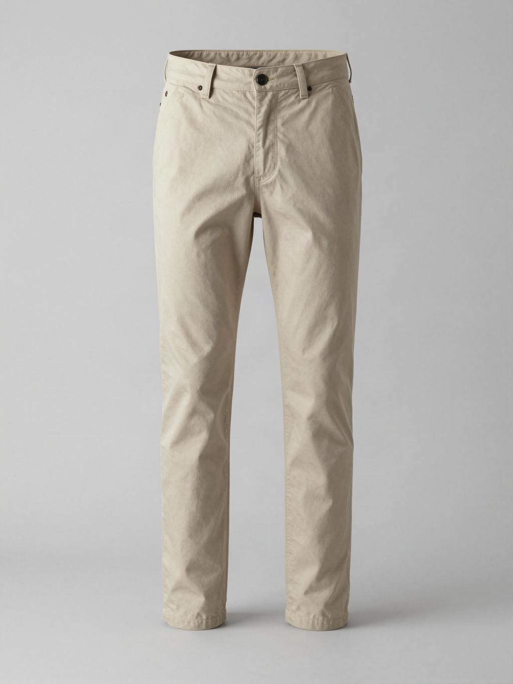 Vendreth - Slim Fit Stretch Chinos with Belt Loops