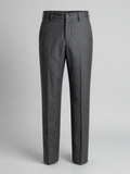 Ormvale - Wool Blend Trousers with Pressed Crease