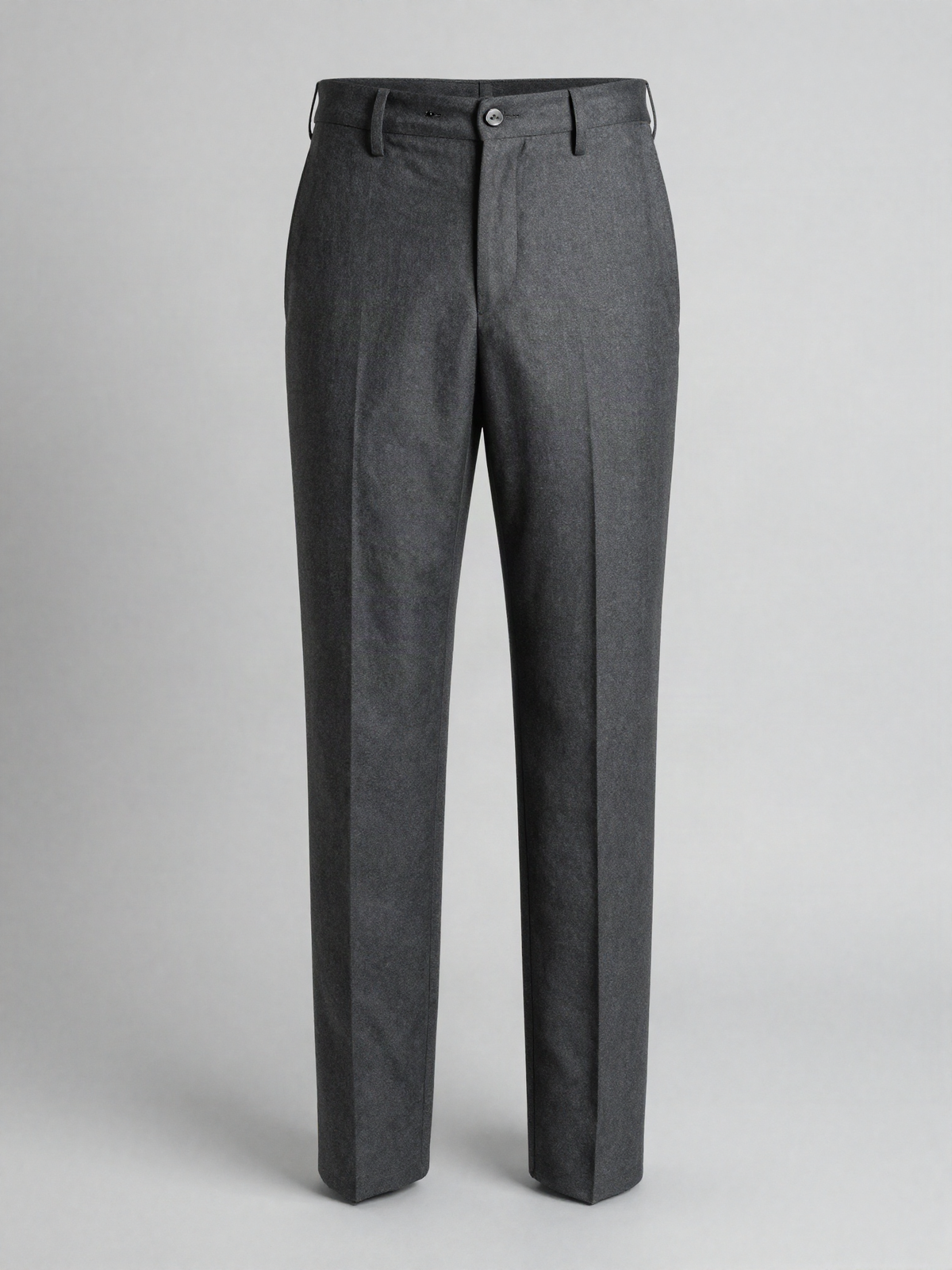 Ormvale - Wool Blend Trousers with Pressed Crease