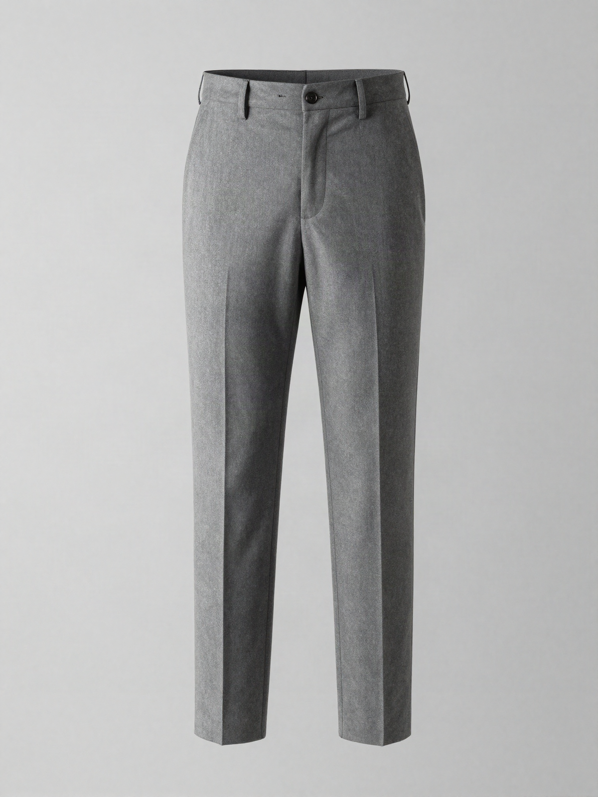 Ormvale - Wool Blend Trousers with Pressed Crease