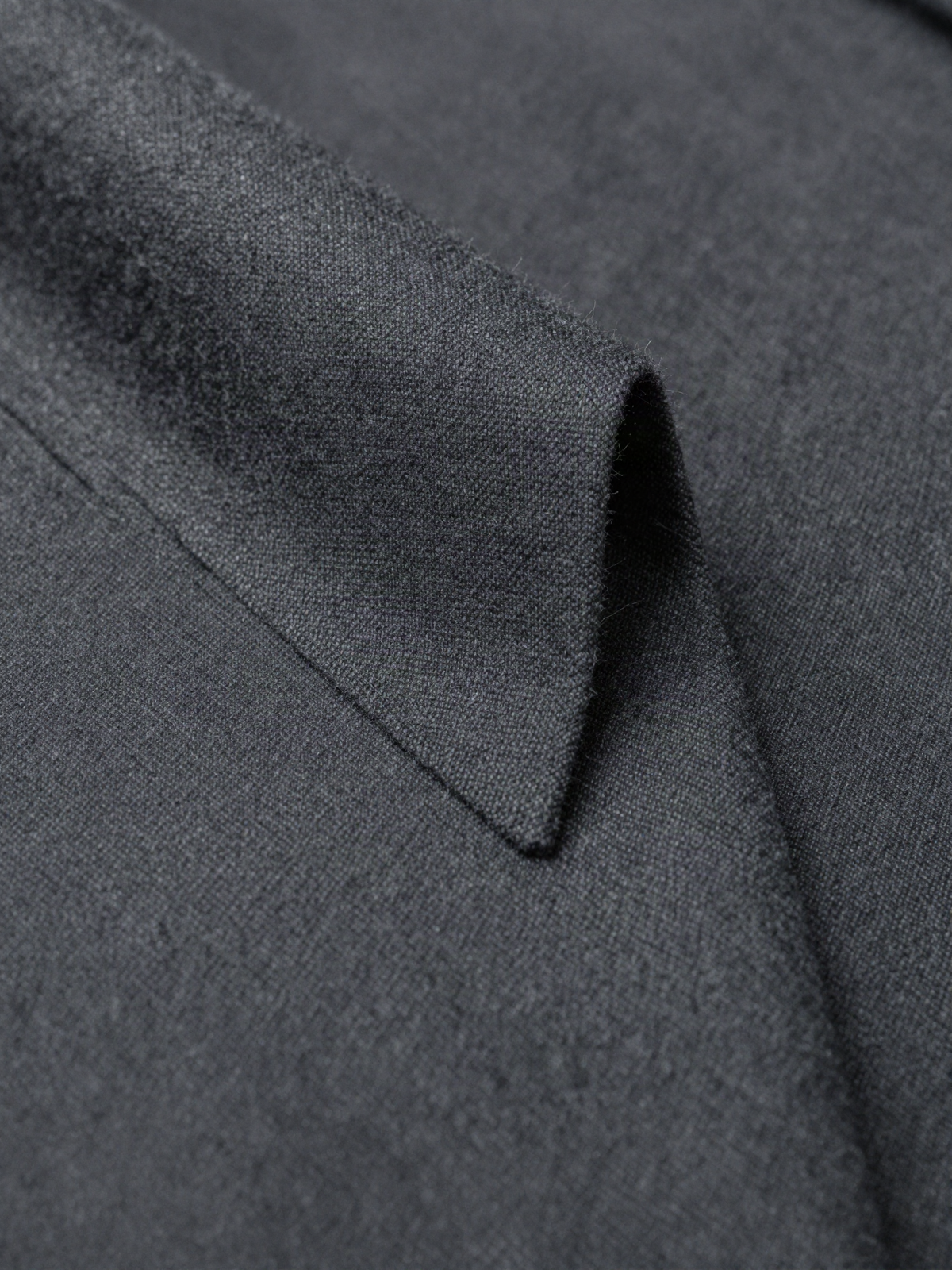 Ormvale - Wool Blend Trousers with Pressed Crease